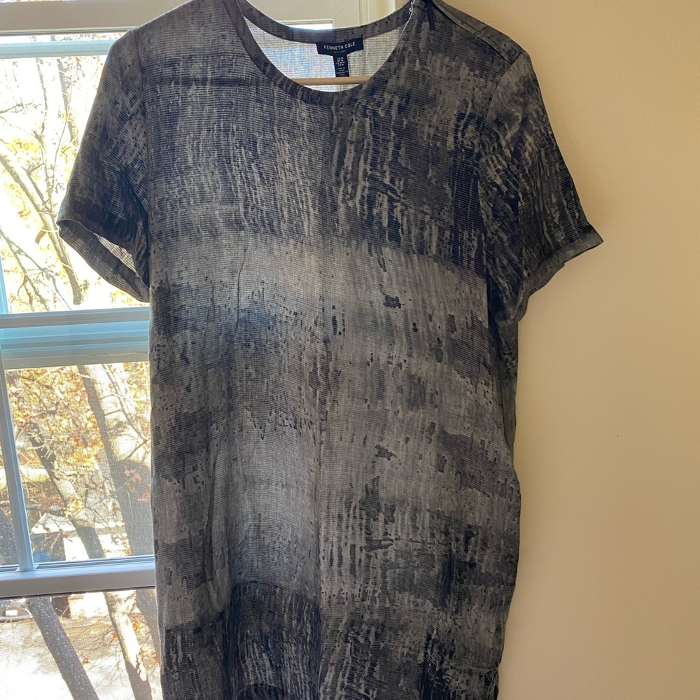 Kenneth Cole Black and Gray dress